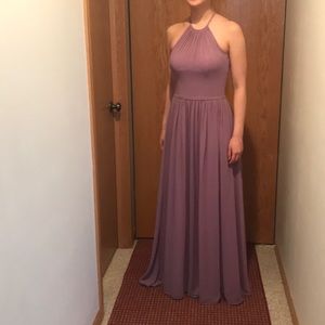 Azazie purple dress